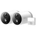 TP-LINK Tapo C400S2 3,15mm dnevna/nočna WiFi FHD črno/bela brezžična zunanja nadzorna kamera 2 kom