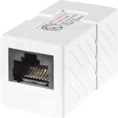 Belkin RJ45 omrežni adapter CAT 5e [1x RJ45 vtičnica - 1x RJ45 vtičnica]  bela