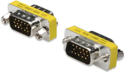 Digitus serijski adapter [1x 15-polni moški konektor D-Sub - 1x 15-polni moški konektor D-Sub]  črna\, rumena