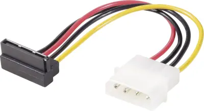 Renkforce tok adapter [1x 4-polni električni moški konektor IDE - 1x električni ženski konektor SATA] 0.15 m črna\, rdeča\, rumena Renkforce