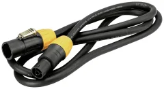 Eurolite IP T-Con XLR priklučni konektor [1x moški konektor XLR - 1x ženski konektor XLR] 10 m črna/oranžna