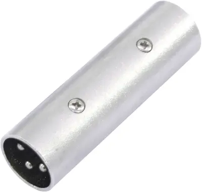Omnitronic 30226570 XLR adapter [1x XLR vtič 3-polni - 1x XLR vtič 3-polni]