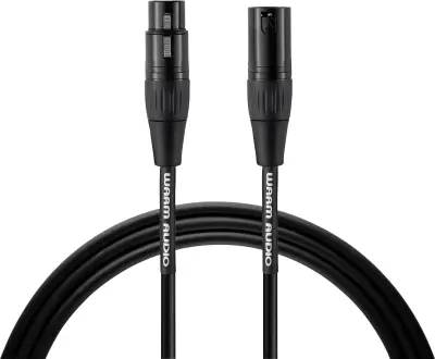 Warm Audio Pro Series XLR priklučni konektor [1x moški konektor XLR - 1x ženski konektor XLR] 6.10 m črna