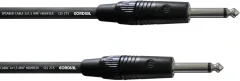 Zvočniški kabel CordialR CLS 215, 2 x 1,5 mm2, črn, 5 m, 6,3mm banana/6,3 mm banana CPL 5 PP