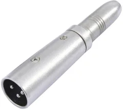 Omnitronic 30226500 XLR adapter [1x XLR vtič 3-polni - 1x klinken vtičnica 6.3 mm (mono)]