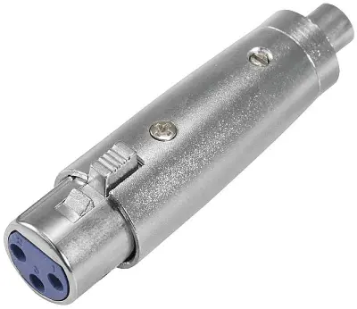 Omnitronic 30226564 XLR adapter [1x ženski cinch konektor - 1x XLR vtičnica 3-polna]