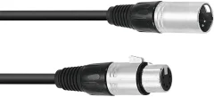 Omnitronic 30220763 XLR priklučni konektor [1x moški konektor XLR 5-polni - 1x ženski konektor XLR 5-polni] 1.00 m črna