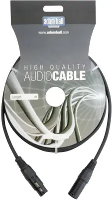 DMX-Kabel XLR-moški/XLR- ženski 15 m\, črn KDMX15 AH Cables