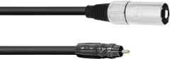 Omnitronic 30225125 XLR adapterski kabel [1x moški cinch konektor - 1x XLR vtič 3-polni] 2.00 m črna