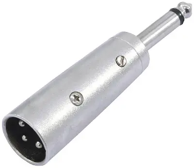 Omnitronic 30226450 XLR adapter [1x XLR vtič 3-polni - 1x klinken vtič 6.3 mm (mono)]