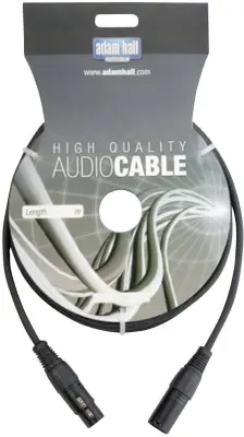 DMX-Kabel XLR-moški/XLR- ženski 6 m\, črn KDMX6 AH Cables