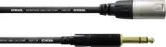 Cordial REAN XLR-M/klinken 6\,3 mm mikrofonski kabel 0.3 m črne barve