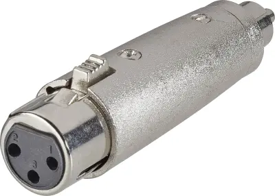 Adapter\, moški cinch konektor/ženski XLR-konektor  Paccs