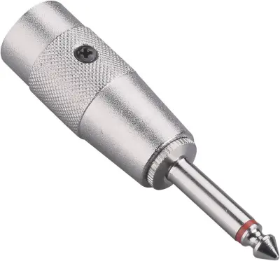 XLR/banana adapter\, moški XLR-konektor/6\,3 mm moški banana konektor  Paccs