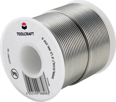 TOOLCRAFT  spajkalna žica\, neosvinčena tuljava Sn99\,3Cu0\,7 ROL1 250 g 1.5 mm