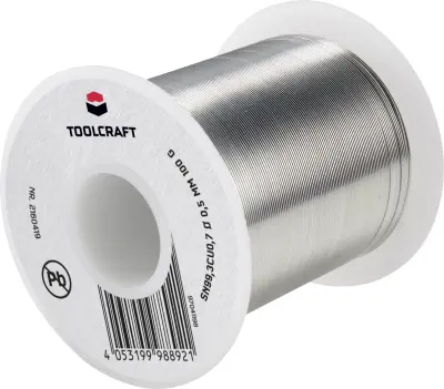 TOOLCRAFT  spajkalna žica\, neosvinčena tuljava Sn99\,3Cu0\,7 ROL1 100 g 0.5 mm