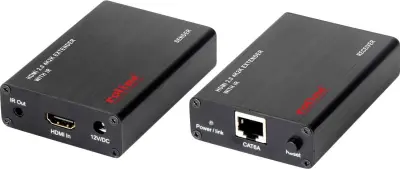 ROLINE HDMI A / V Extender prek kabla Cat.6A\, 4K @ 60Hz\, 30 m Roline 14.01.3417 HDMI® HDMI razširitev  30 m