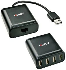 LINDY  USB 2.0 USB podaljšek preko omrežnega kabla RJ45