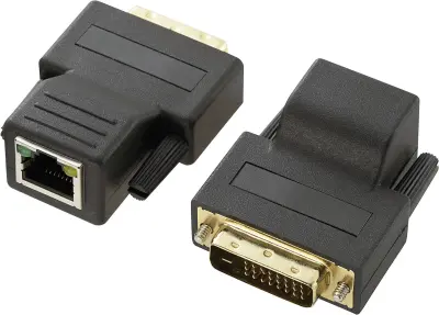 renkforce podaljšek DVI prek omrežnega kabla CAT5 70 m\, par DVI-podaljšek prek omrežja\, CAT 5\, 70 m\, 1 par