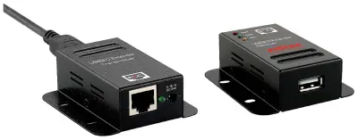 ROLINE USB 2.0 podaljšek preko RJ45\, 1x USB\, največ 50m Roline KVM podaljšek   črna