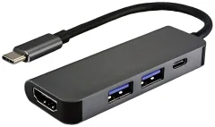 VALUE priključna postaja USB tipa C\, HDMI 4K\, 2x USB tipa A + tip C PD (napajanje Value USB 2.0 adapter  12.99.1042