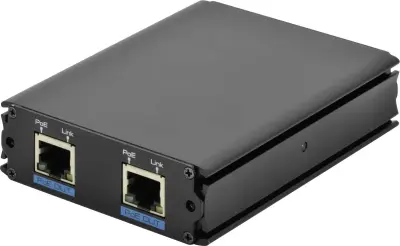 Digitus Professional Fast Ethernet PoE + ojačevalnik z 1-portnim 10/100Mbps vhodom in 2-portnim izhodom 10/100Mbps LAN (10/100/1000 MBit/s) Razširitve