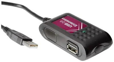 VALUE USB 2.0 podaljšek\, dvojni\, črn\, 5 m Value KVM podaljšek  5.00 m črna
