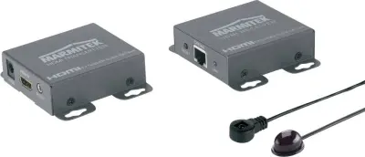 MegaView 66 - HDMI Extender, prek 1 kabla CAT5e/6, Full HD, 60m, Infrardeči zadnji kanal HDMI podaljšek preko omrežnega kabla RJ45 Marmitek MegaView 6