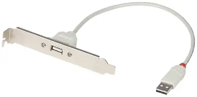 LINDY USB adapter [1x moški konektor USB 1.1 tipa A - 1x ženski konektor USB 1.1 tipa A]  0.3 m