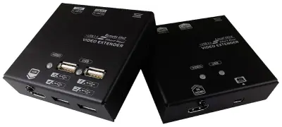 VALUE KVM razširitev preko Cat.5e/6\, HDMI\, 4x USB Value 14.99.3041  KVM podaljšek  60 m