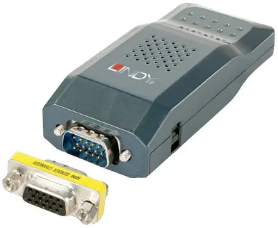Lindy 32697 video strežnik/kodirnik 1280 x 800 slikovnih pik LINDY  VGA VGA naprava za brezžični prenos (komplet)