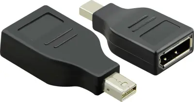 Value 12.99.3161  adapter [1x moški konektor mini Displayport - 1x ženski konektor DisplayPort] črna