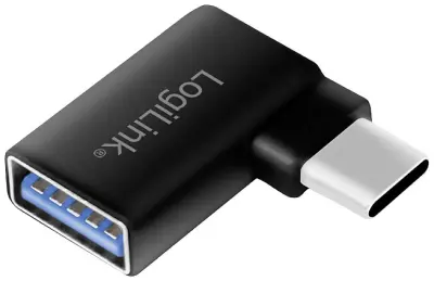 LogiLink USB 3.0 adapter [1x USB 3.2 gen. 1 vtičnica A (USB 3.0) - 1x USB 3.2 gen. 1 vtič C (USB 3.0)] AU0055  90° kotni desno