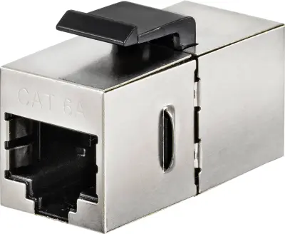 Renkforce RJ45 omrežni adapter CAT 6a [1x RJ45 vtičnica 8p8c - 1x RJ45 vtičnica 8p8c]