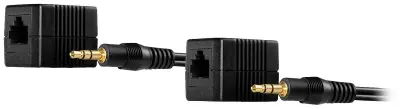LINDY  avdio\, stereo (3.5 mm klinken) razširjevalnik zvoka preko omrežnega kabla RJ45 100 m