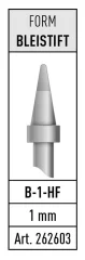 Spajkalna konica v obliki svinčnika Stannol B-1-HF vsebuje 1 kos