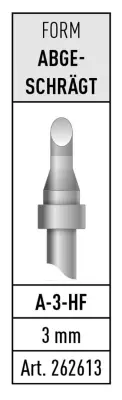 Spajkalna konica\, prirezana Stannol A-3-HF vsebuje 1 kos
