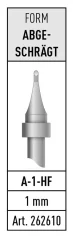 Spajkalna konica\, prirezana Stannol A-1-HF vsebuje 1 kos