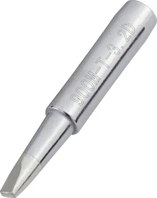 Spajkalna konica v obliki dleta TOOLCRAFT velikost konice 3.2 mm dolžina konice 17 mm vsebina 1 kos