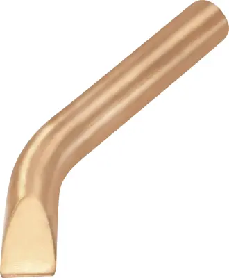 TOOLCRAFT KB-200 spajkalna konica dletasta oblika, ukrivljena Velikost konice 19.5mm Dolžina konice 130mm Vsebina, količina, vsebina količinskih enot