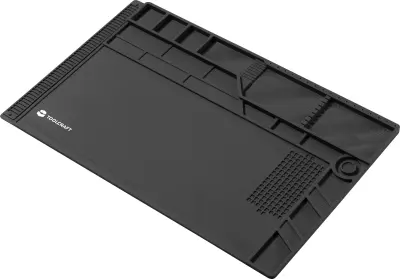 TOOLCRAFT 2362826 Toplotno odporna mizna blazinica\, spajkalna blazinica\, silikonska blazinica  (D x Š x V) 550 x 350 x 11.5 mm