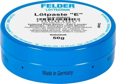 Felder ISO-Flux ''E'' pasta za spajkanje Vsebina 1 kos