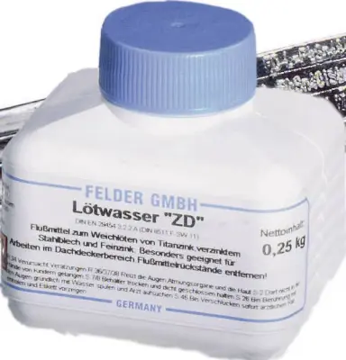 Felder ZD 250 spajkalna tekočina Vsebina 250 g F-SW 11