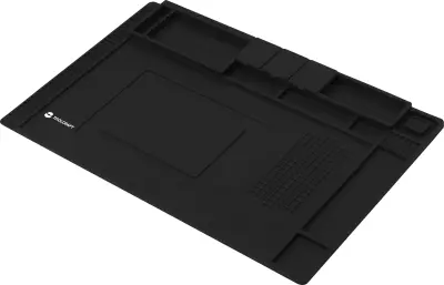 Toplotno odporna mizna blazinica\, spajkalna blazinica\, silikonska blazinica TOOLCRAFT  odlagalno stojalo  (D x Š x V) 450 x 300 x 15 mm