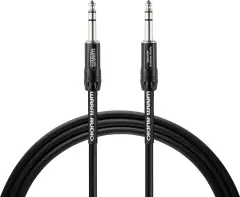 Warm Audio Pro Series klinker priključni kabel [1x 6,3 mm banana moški konektor - 1x 6,3 mm banana moški konektor] 0.90 m črna