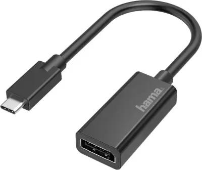 Hama USB 2.0 adapter [1x ženski konektor DisplayPort - 1x moški konektor USB-C®]