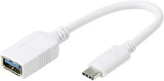 Vivanco USB 3.0 adapter [1x USB 3.2 gen. 1 vtičnica A (USB 3.0) - 1x USB 3.2 gen. 1 vtič C (USB 3.0)] DCAVVUSBC30A02W 20.00 cm
