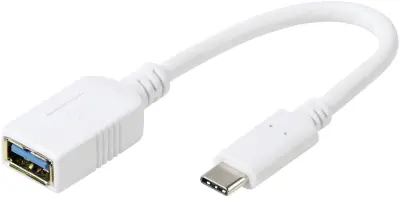 Vivanco USB 3.0 adapter [1x USB 3.2 gen. 1 vtičnica A (USB 3.0) - 1x USB 3.2 gen. 1 vtič C (USB 3.0)] DCAVVUSBC30A02W 20.00 cm