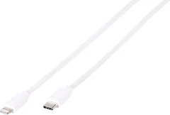 Vivanco USB 2.0 adapter [1x moški konektor USB-C® - 1x moški konektor Apple dock lightning] LIGHTNVVUSBC12W 1.20 m
