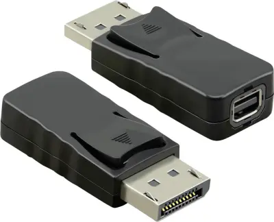 Value 12.99.3160  adapter [1x moški konektor DisplayPort - 1x ženski konektor mini Displayport] črna